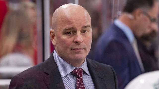 CHICAGO, IL - NOVEMBER 26: Dallas Stars head coach Jim Montgomery in the first period during a game between the Dallas Stars and the Chicago Blackhawks on November 26, 2019, at the United Center in Chicago, IL.
