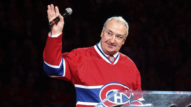 MONTREAL, QC - NOVEMBER 8: - Guy Lapointe attends his jersey retirement ceremony prior to the NHL game against the Minnesota Wild at the Bell Centre on November 8, 2014 in Montreal, Quebec, Canada.