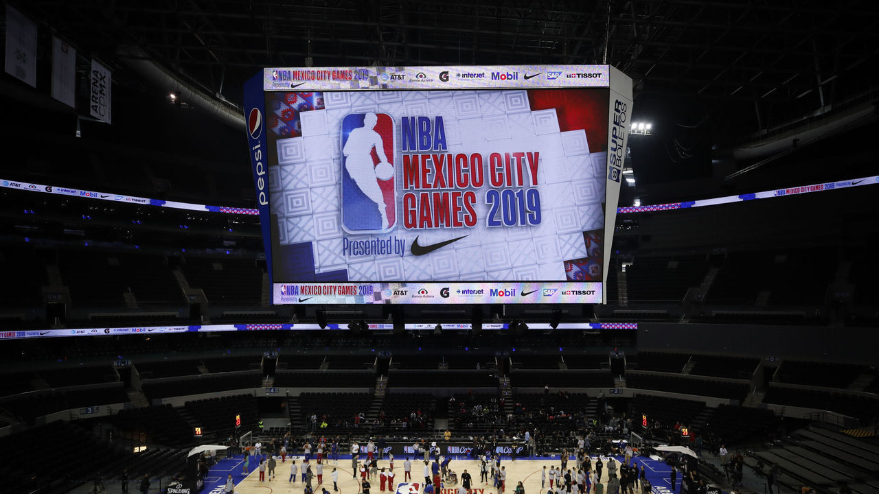 MEXICO CITY, MEXICO - DECEMBER 11: A general overall look of the Detroit Pistons during the NBA Cares Special Olympics Clinic as part of the NBA Mexico Games 2019 on December 11, 2019 at the Mexico City Arena in Mexico City, Mexico. NOTE TO USER: User expressly acknowledges and agrees that, by downloading and/or using this photograph, user is consenting to the terms and conditions of the Getty Images License Agreement. Mandatory Copyright Notice: Copyright 2019 NBAE