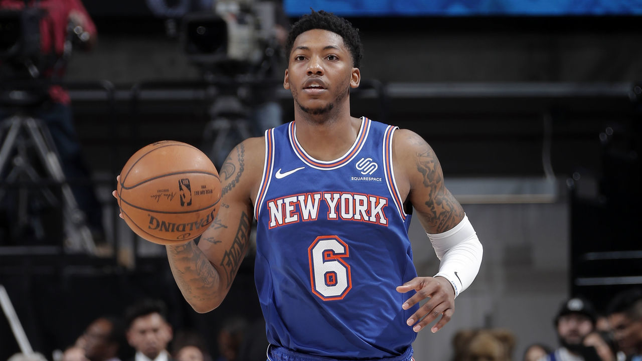 SACRAMENTO, CA - DECEMBER 13: Elfrid Payton #6 of the New York Knicks handles the ball against the Sacramento Kings on December 13, 2019 at Golden 1 Center in Sacramento, California. Mandatory Copyright Notice: Copyright 2019 NBAE