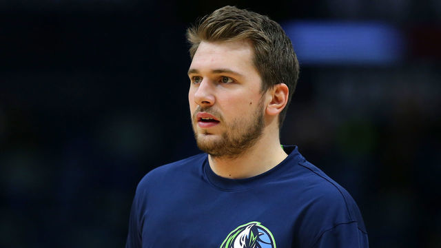 NEW ORLEANS, LOUISIANA - DECEMBER 03: Luka Doncic #77 of the Dallas Mavericks warms up against the New Orleans Pelicans during the first half at the Smoothie King Center on December 03, 2019 in New Orleans, Louisiana.