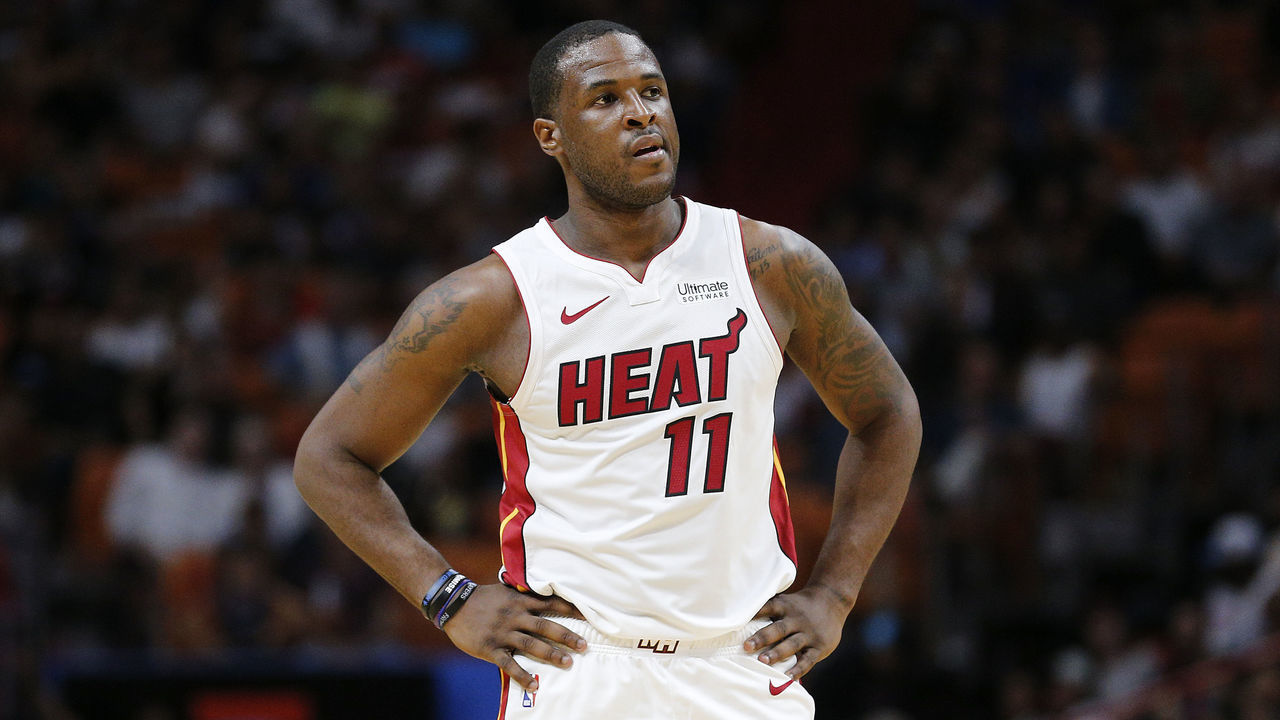 MIAMI, FLORIDA - OCTOBER 18: Dion Waiters #11 of the Miami Heat looks on against the Houston Rockets during the second half at American Airlines Arena on October 18, 2019 in Miami, Florida.