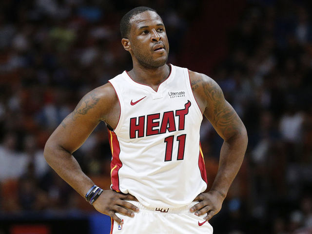MIAMI, FLORIDA - OCTOBER 18: Dion Waiters #11 of the Miami Heat looks on against the Houston Rockets during the second half at American Airlines Arena on October 18, 2019 in Miami, Florida.