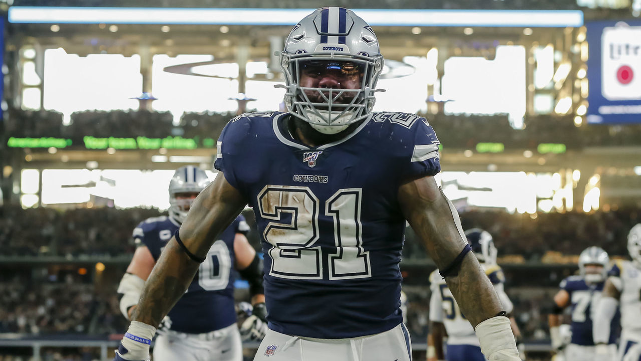 ARLINGTON, TX - DECEMBER 15: during the game between the Dallas Cowboys and the Los Angeles Rams on December 15, 2019 at the AT&T Stadium in Arlington, Texas.