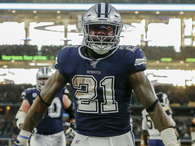 ARLINGTON, TX - DECEMBER 15: during the game between the Dallas Cowboys and the Los Angeles Rams on December 15, 2019 at the AT&T Stadium in Arlington, Texas.