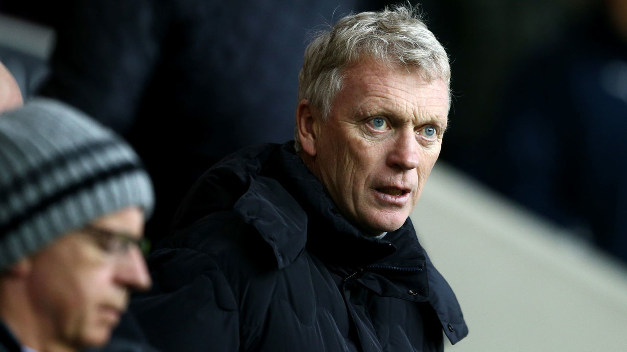 BURNLEY, ENGLAND - DECEMBER 08: David Moyes looks on during the Premier League match between Burnley FC and Brighton & Hove Albion at Turf Moor on December 8, 2018 in Burnley, United Kingdom.