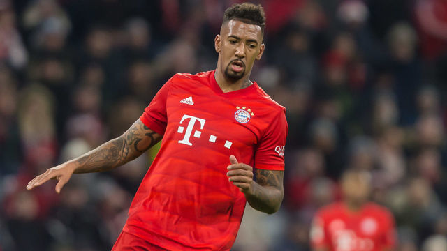 MUNICH, GERMANY - DECEMBER 21: (BILD ZEITUNG OUT) Jerome Boateng of FC Bayern Muenchen looks on during the Bundesliga match between FC Bayern Muenchen and VfL Wolfsburg at Allianz Arena on December 21, 2019 in Munich, Germany.