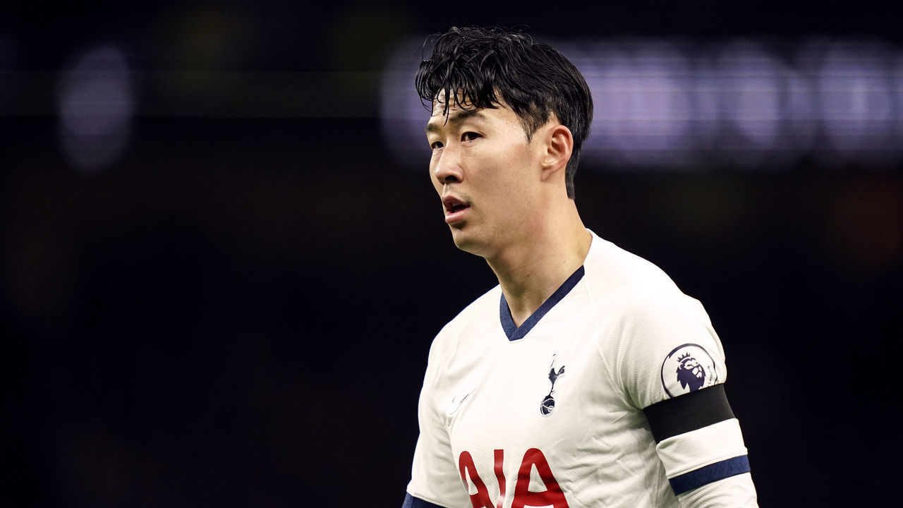 Tottenham Hotspur's Son Heung-min Tottenham Hotspur v Chelsea - Premier League - Tottenham Hotspur Stadium 22-12-2019 .