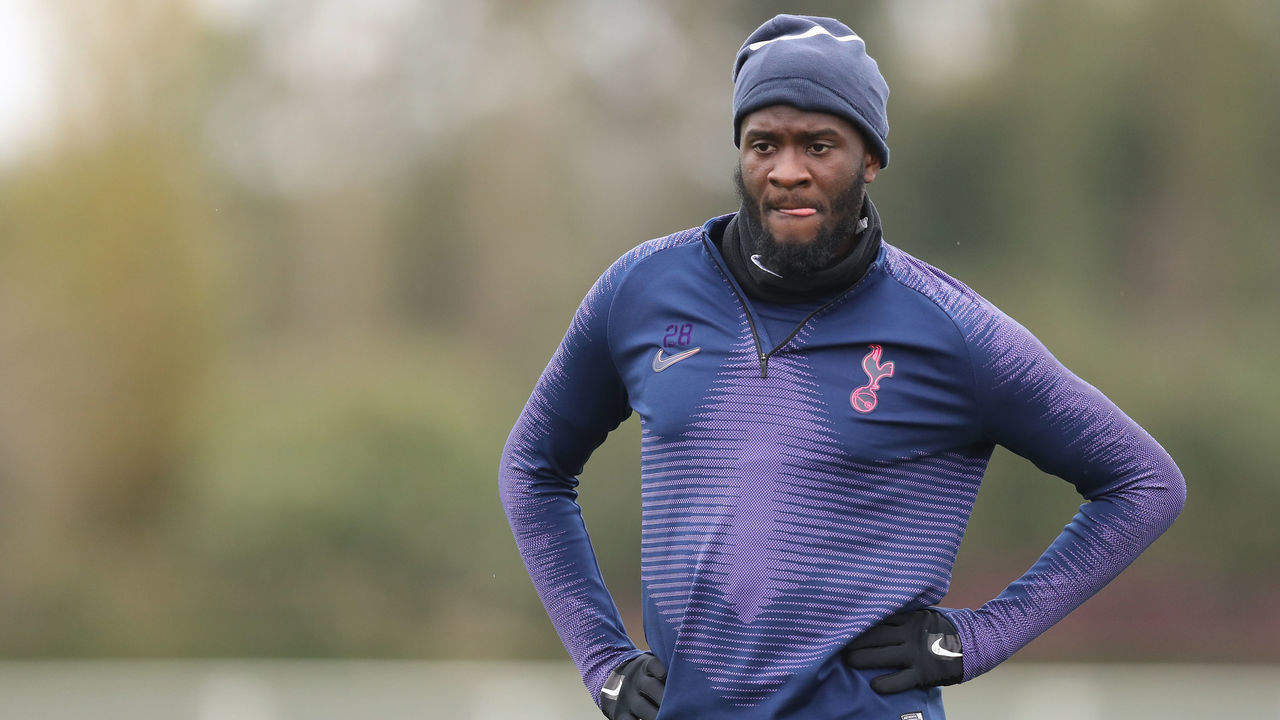 ENFIELD, ENGLAND - NOVEMBER 08: Tanguy Ndombele of Tottenham Hotspur during the Tottenham Hotspur training session at Tottenham Hotspur Training Centre on November 08, 2019 in Enfield, England.