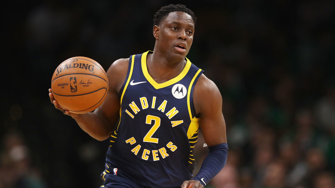 BOSTON, MASSACHUSETTS - APRIL 17: Darren Collison #2 of the Indiana Pacers dribbles against the Boston Celtics during the third quarter of Game Two of Round One of the 2019 NBA Playoffs at TD Garden on April 17, 2019 in Boston, Massachusetts.