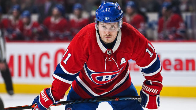 MONTREAL, QC - DECEMBER 14: Montreal Canadiens right wing Brendan Gallagher (11) waits for a faceoff during the Detroit Red Wings versus the Montreal Canadiens game on December 14, 2019, at Bell Centre in Montreal, QC