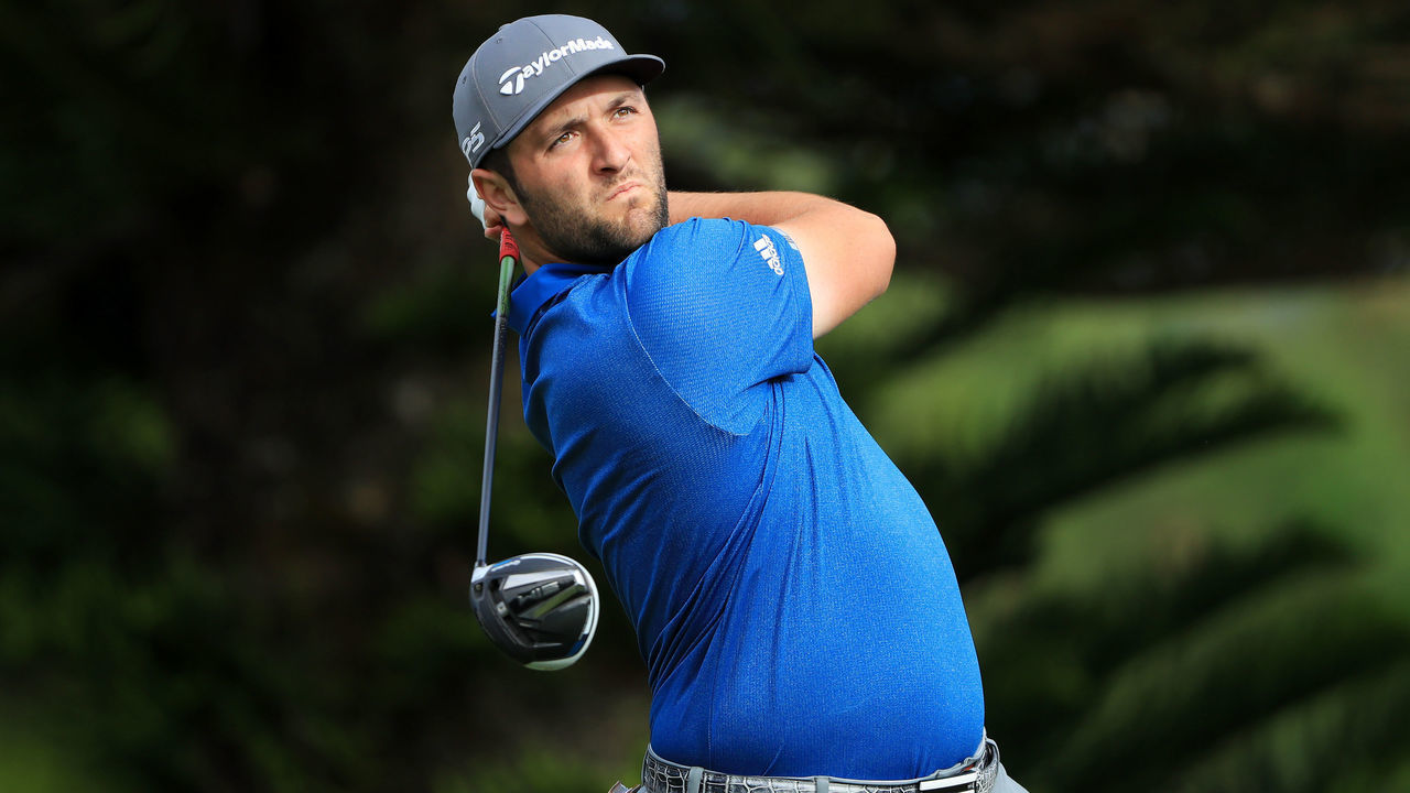 KAPALUA, HAWAII - JANUARY 01: Jon Rahm of Spain tees off during the pro-am prior to the Sentry Tournament Of Champions at the Kapalua Plantation Course on January 01, 2020 in Kapalua, Hawaii.