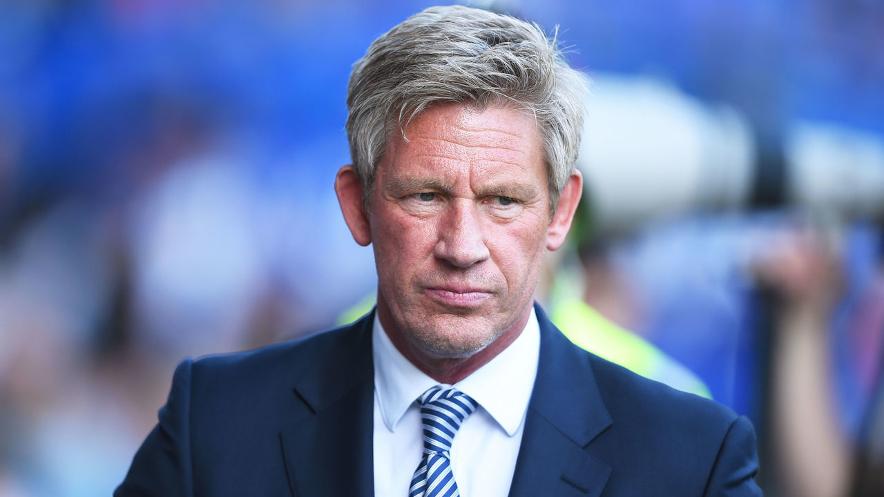 LIVERPOOL, ENGLAND - SEPTEMBER 21: Director of Football of Everton FC, Marcel Brands looks on during the Premier League match between Everton FC and Sheffield United at Goodison Park on September 21, 2019 in Liverpool, United Kingdom.