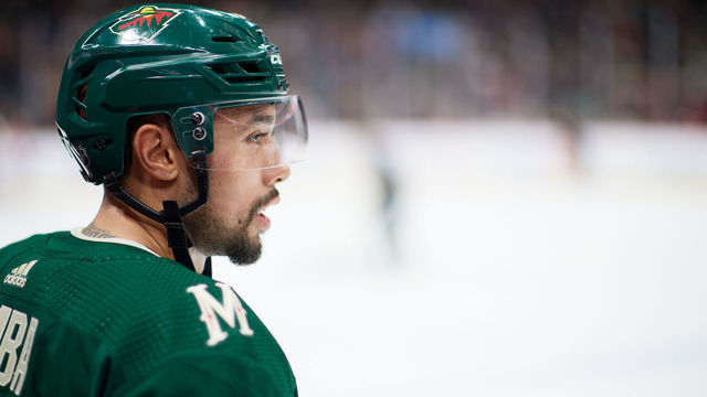 ST PAUL, MINNESOTA - JANUARY 05: Matt Dumba #24 of the Minnesota Wild looks on during the game against the Calgary Flames at Xcel Energy Center on January 5, 2020 in St Paul, Minnesota. The Flames defeated the Wild 5-4 in a shootout.