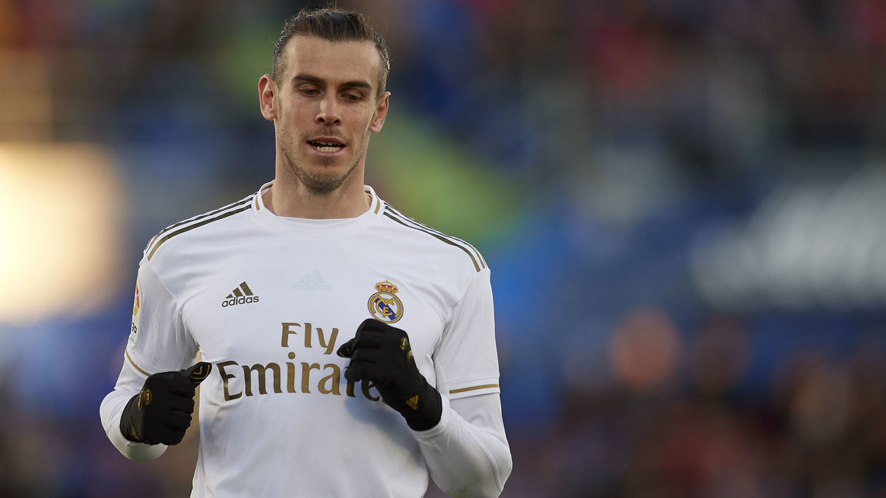 Gareth Bale of Real Madrid during the Liga match between Getafe CF and Real Madrid CF at Coliseum Alfonso Perez on January 4, 2020 in Getafe, Spain.