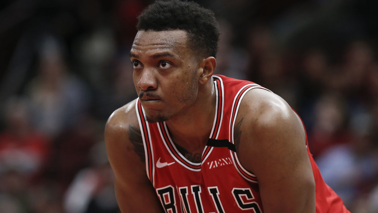 CHICAGO, ILLINOIS - JANUARY 04: Wendell Carter Jr. #34 of the Chicago Bulls plays during the second half against the Boston Celtics at United Center on January 04, 2020 in Chicago, Illinois.
