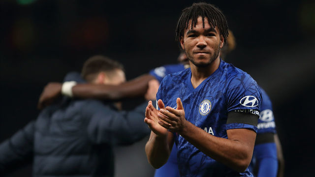 LONDON, ENGLAND - DECEMBER 22: Reece James of Chelsea at full time of the Premier League match between Tottenham Hotspur and Chelsea FC at Tottenham Hotspur Stadium on December 22, 2019 in London, United Kingdom.