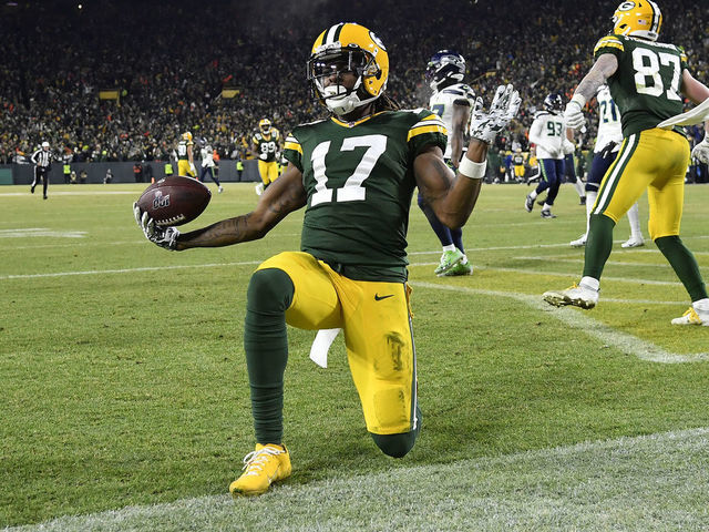 Wide receiver Jerry Rice of the Seattle Seahawks celebrates during News  Photo - Getty Images