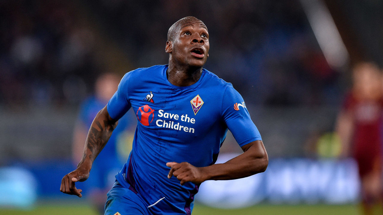 Bryan Dabo of ACF Fiorentina during the Serie A match between AS Roma and ACF Fiorentina at Stadio Olimpico, Rome, Italy on 3 April 2019.