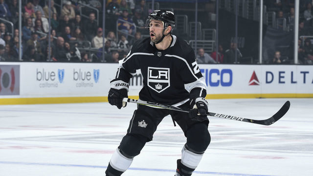LOS ANGELES, CA - JANUARY 06: Alec Martinez #27 of the Los Angeles Kings skates on the ice during the first period against the Columbus Blue Jackets at STAPLES Center on January 6, 2019 in Los Angeles, California.