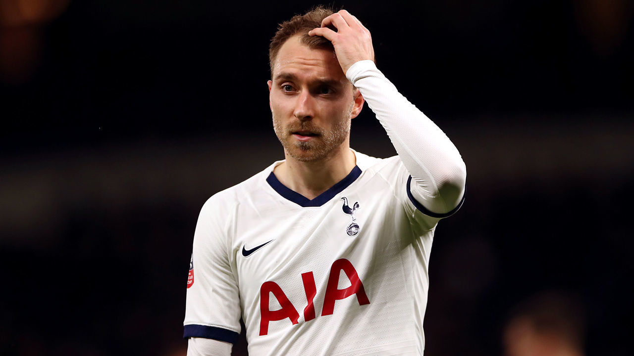 Tottenham Hotspur's Christian Eriksen during the FA Cup third round replay match at Tottenham Hotspur Stadium, London.