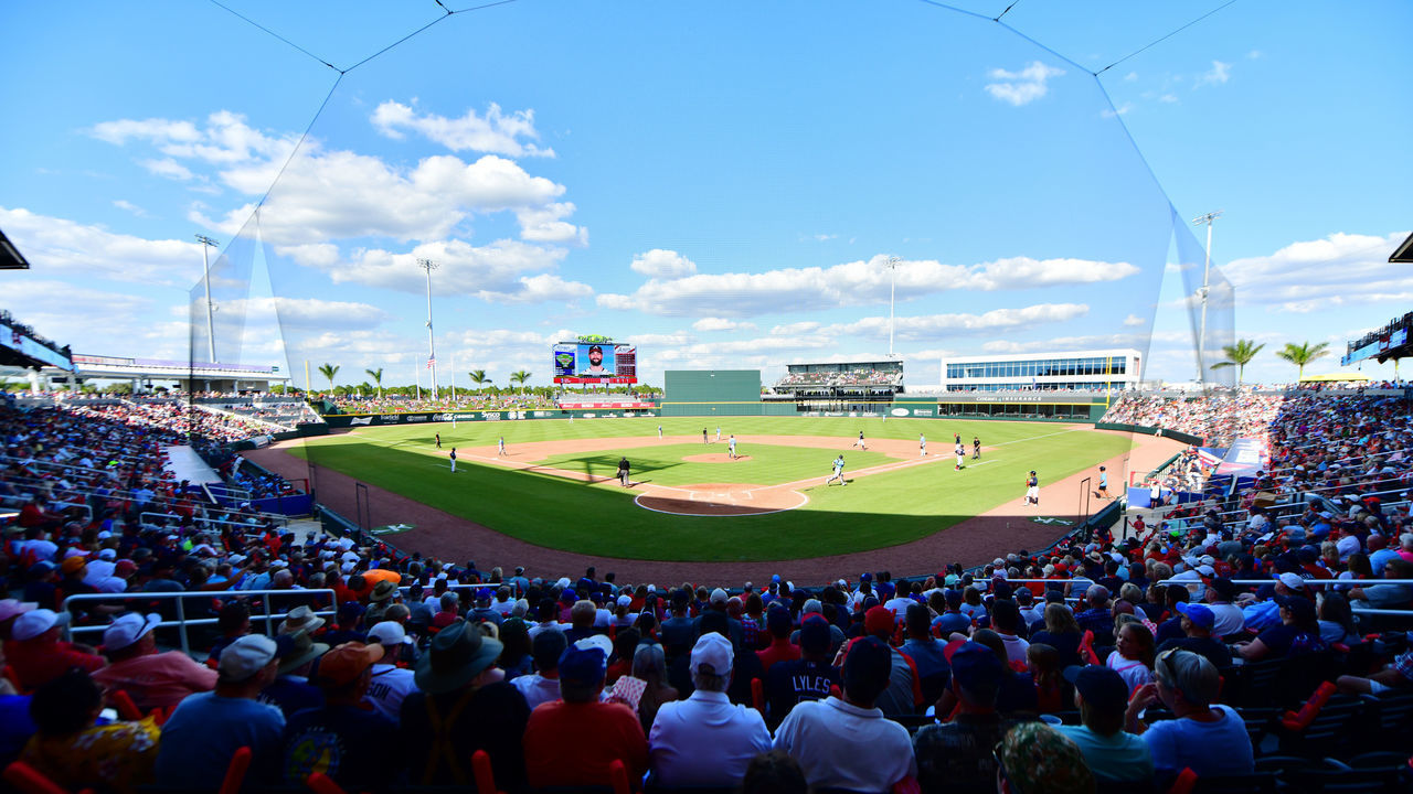 NORTH PORT, FLORIDA - MARCH 24: A general view of CoolToday Park during a Grapefruit league spring training game between the Atlanta Braves and the Tampa Bay Rays on March 24, 2019 in North Port, Florida.