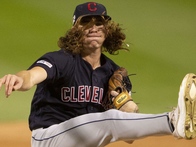 CHICAGO - SEPTEMBER 24: Mike Clevinger #52 of the Cleveland Indians pitches against the Chicago White Sox on September 24, 2019 at Guaranteed Rate Field in Chicago, Illinois.