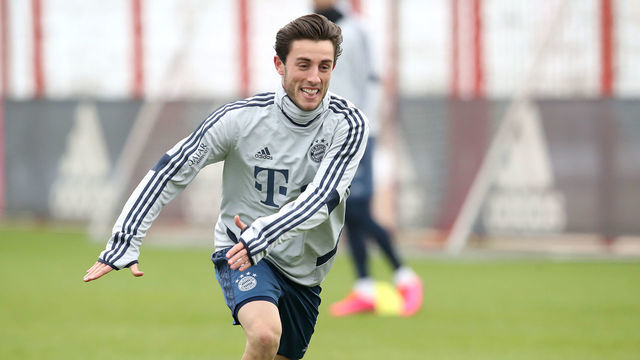 MUNICH, GERMANY - JANUARY 22: Alvaro Odriozola of FC Bayern Muenchen during a training session at Saebener Strasse training ground on January 22, 2020 in Munich, Germany.