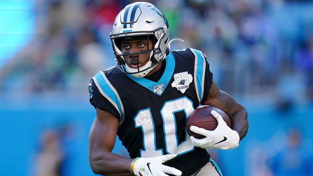 CHARLOTTE, NORTH CAROLINA - DECEMBER 15: Curtis Samuel #10 of the Carolina Panthers during the second half during their game against the Seattle Seahawks at Bank of America Stadium on December 15, 2019 in Charlotte, North Carolina.