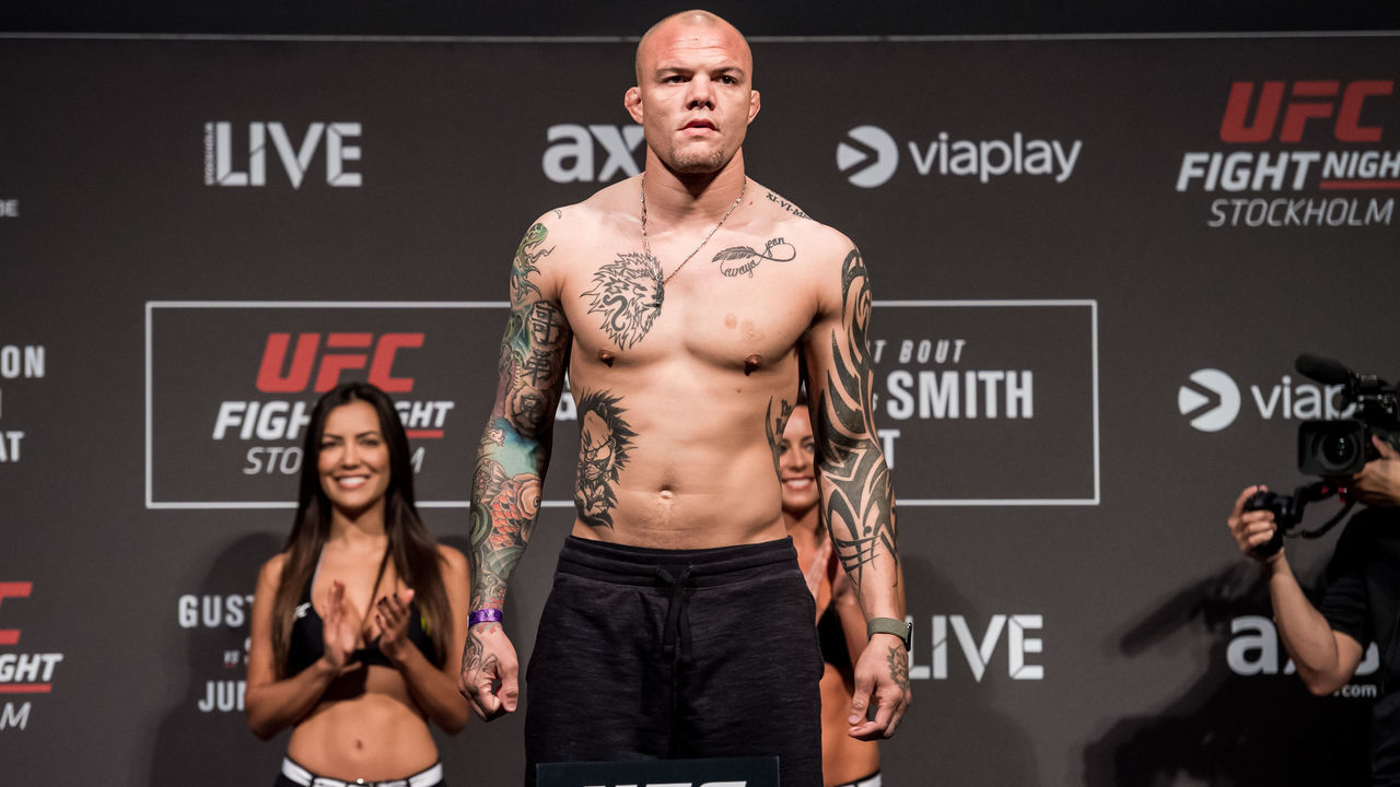 STOCKHOLM, SWEDEN - MAY 31: Anthony Smith during the UFC Fight Night Gustafsson v Smith: Weigh-Ins at Ericsson Globe on May 31, 2019 in Stockholm, Sweden.