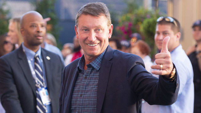 NEW YORK, NY - SEPTEMBER 04: Wayne Gretzky at the US Open on September 4, 2019 in New York City.