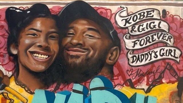 Kobe, daughter Gianna honored with murals