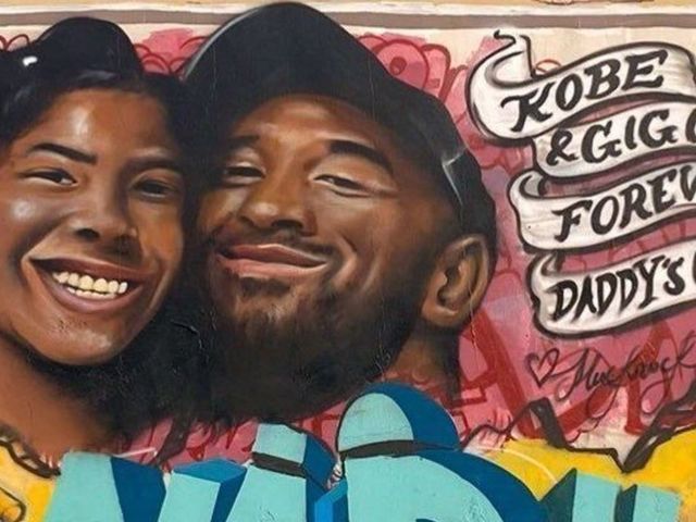Kobe, daughter Gianna honored with murals