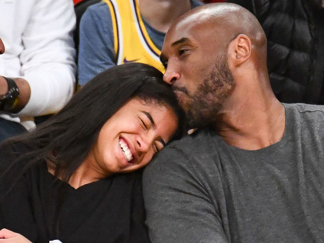 LOS ANGELES, CALIFORNIA - NOVEMBER 17: Kobe Bryant and his daughter Gianna Bryant attend a basketball game between the Los Angeles Lakers and the Atlanta Hawks at Staples Center on November 17, 2019 in Los Angeles, California.