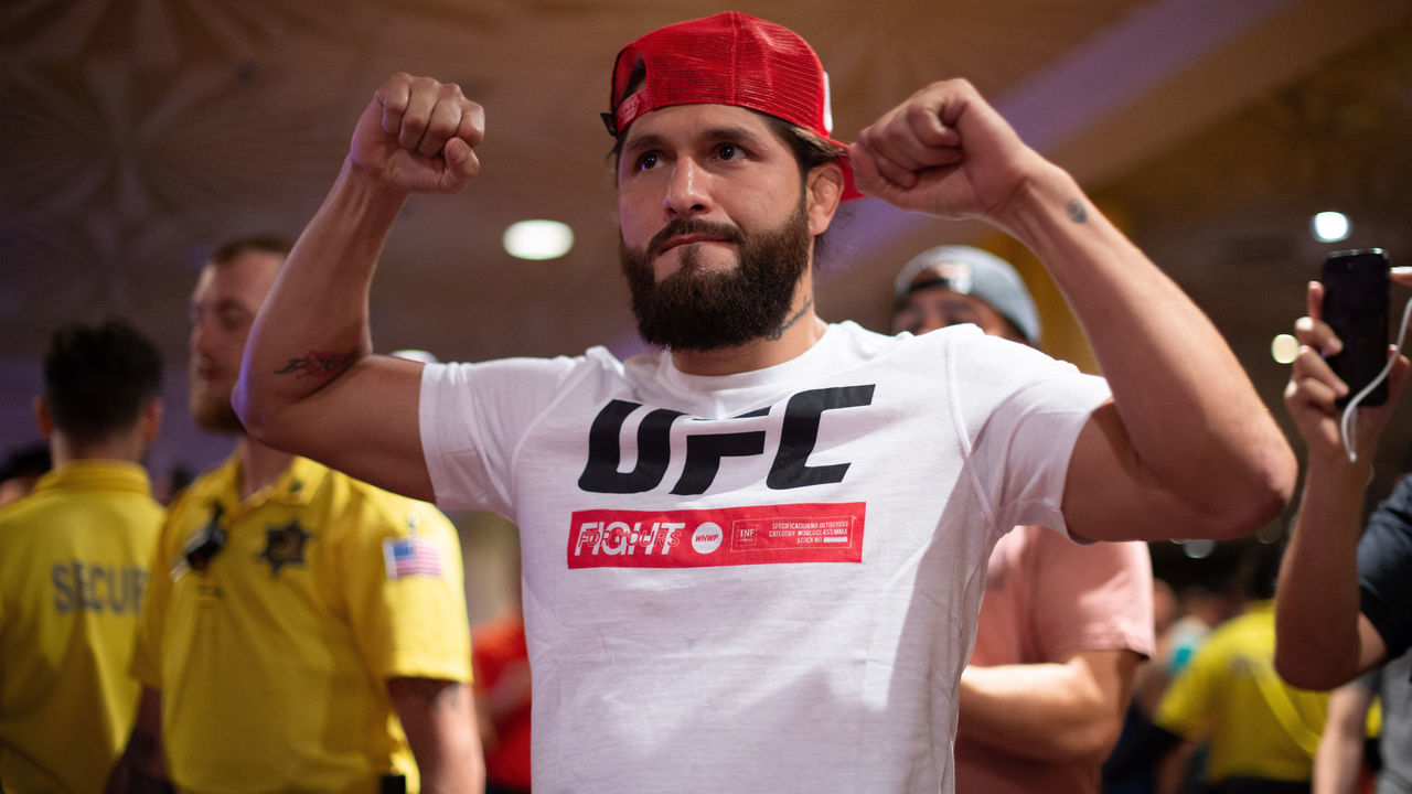 LAS VEGAS, NEVADA - JULY 03: Jorge Masvidal arrives prior to his open workout for fans and media during the UFC 239 Open Workouts event at MGM Grand Hotel & Casino on July 3, 2019 in Las Vegas, Nevada.