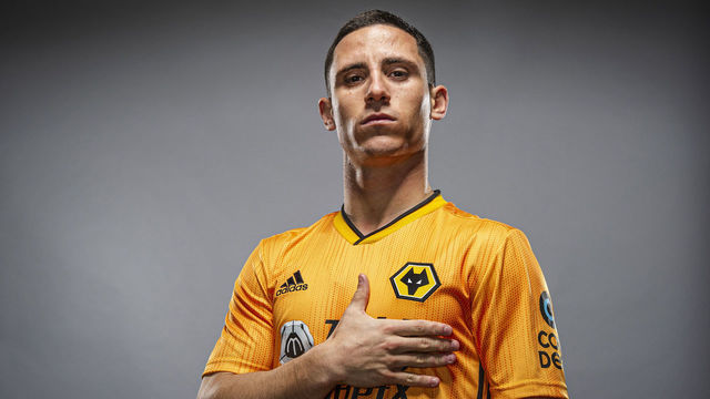 WOLVERHAMPTON, ENGLAND - JANUARY 30: Wolverhampton Wanderers unveil new signing Daniel Podence on January 30, 2020 in Wolverhampton, England.
