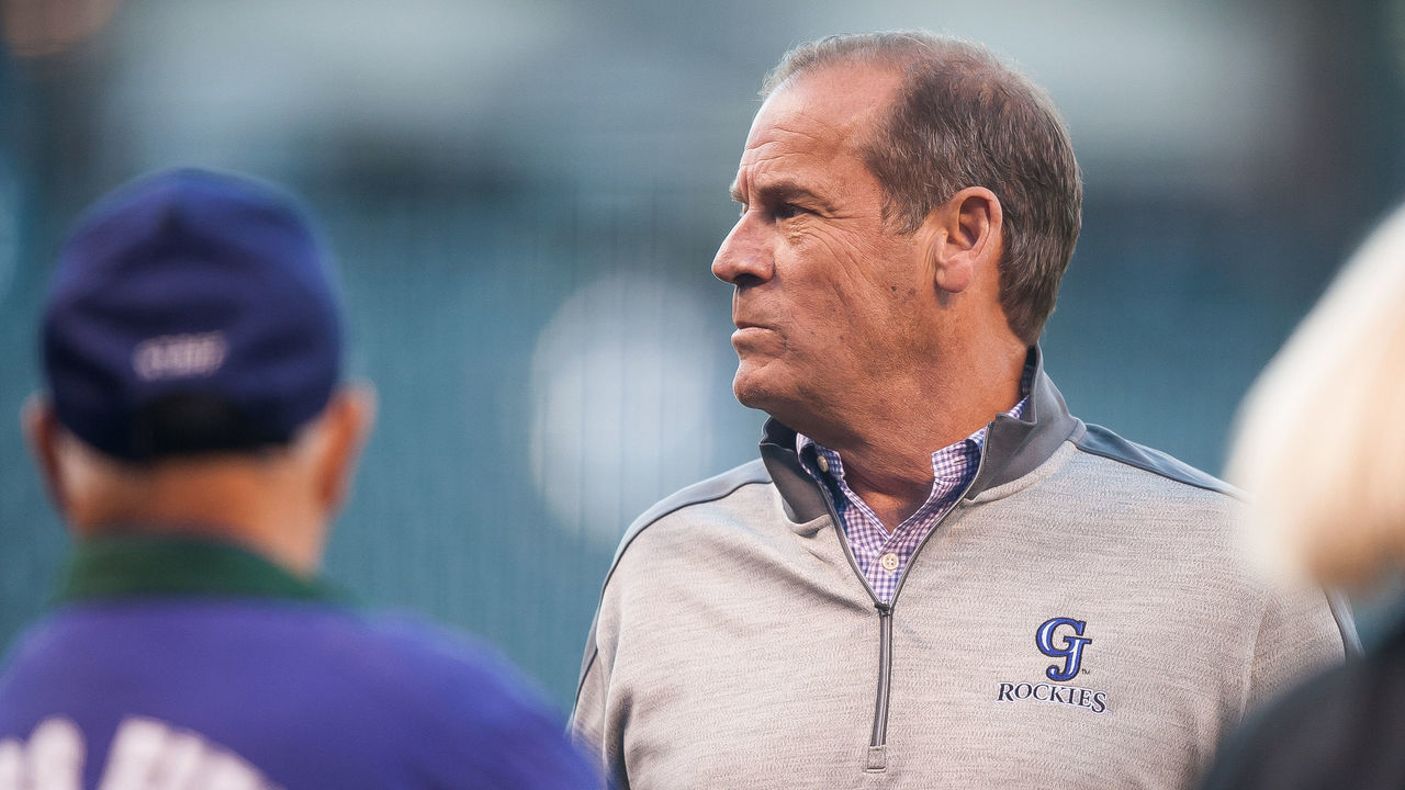 10 MAY 2016: Rockies CEO Dick Monfort before a regular season Major League Baseball game between the Arizona Diamondbacks and the Colorado Rockies at Coors Field in Denver, Colorado. *****For Editorial Use Only*****