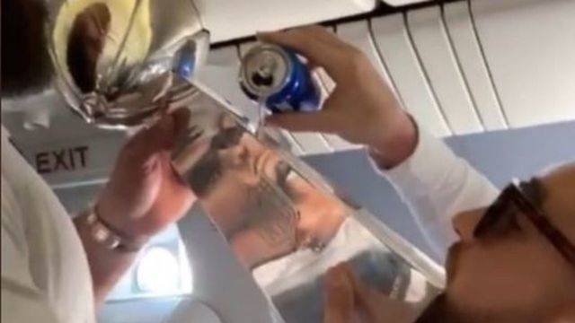 Watch: Kelce puts NFL spin on Stanley Cup tradition