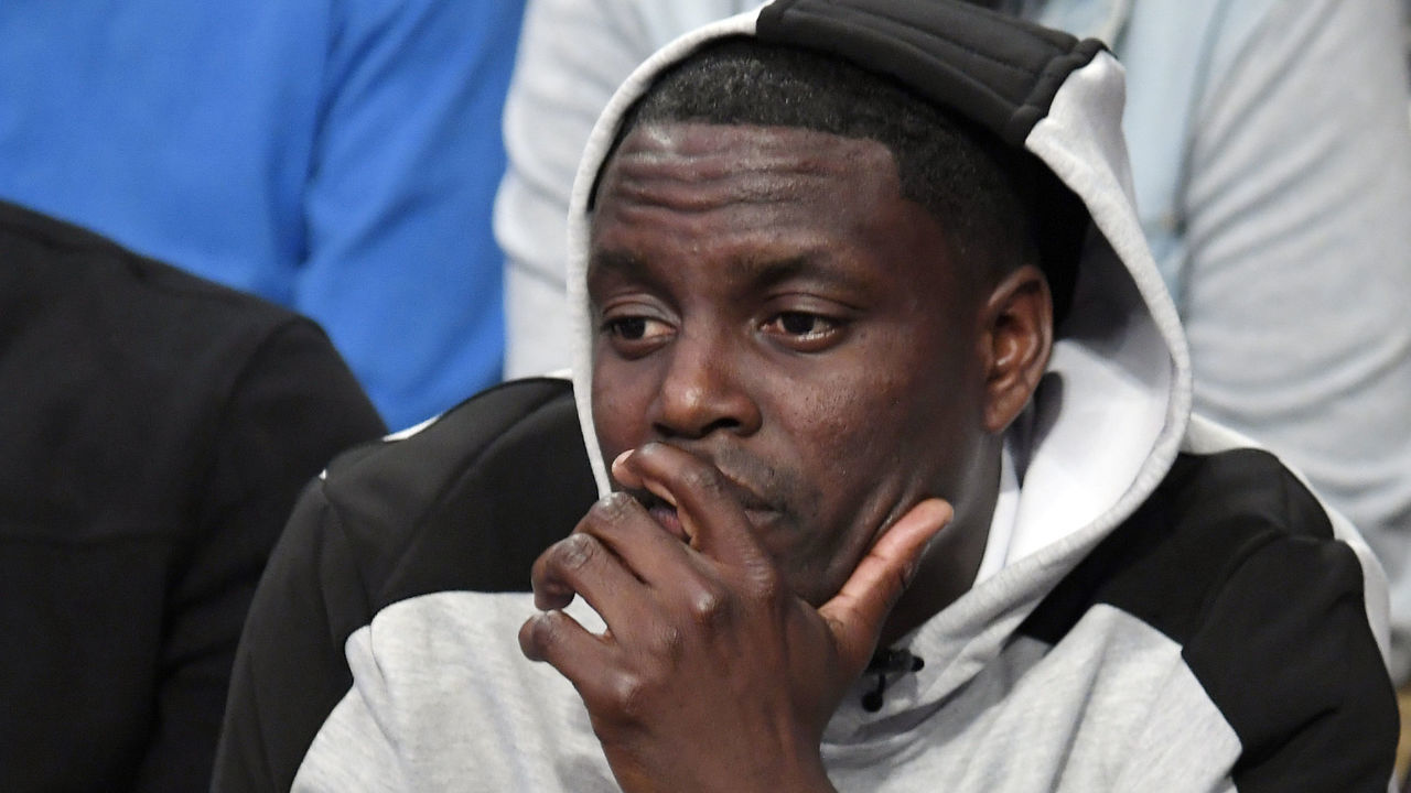 LOS ANGELES, CA - FEBRUARY 06: Free agent Darren Collison attends the Los Angeles Lakers and Houston Rockets basketball game at Staples Center on February 6, 2020 in Los Angeles, California. NOTE TO USER: User expressly acknowledges and agrees that, by downloading and/or using this Photograph, user is consenting to the terms and conditions of the Getty Images License Agreement.