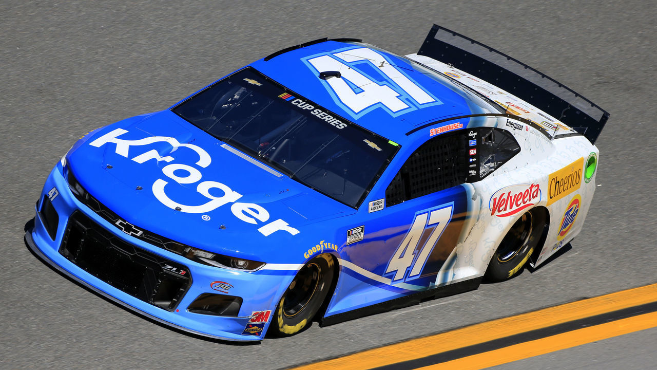 DAYTONA, FL - FEBRUARY 8: Ricky Stenhouse Jr., JTG Daugherty Racing, Chevrolet Camaro Kroger (47) during practice for the Daytona 500 on February 8, 2020 at Daytona International Speedway in Daytona Beach, Florida