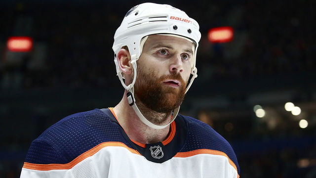VANCOUVER, BC - DECEMBER 23: Zack Kassian #44 of the Edmonton Oilers skates up ice during their NHL game against the Vancouver Canucks at Rogers Arena December 23, 2019 in Vancouver, British Columbia, Canada. "n