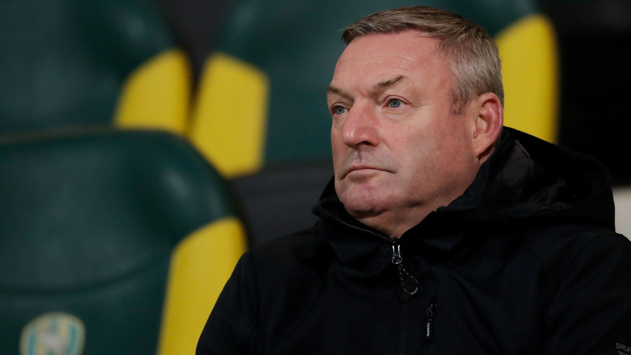 DEN HAAG, NETHERLANDS - NOVEMBER 23: Ron Jans during the Dutch Eredivisie match between ADO Den Haag v Willem II at the Cars Jeans Stadium on November 23, 2019 in Den Haag Netherlands