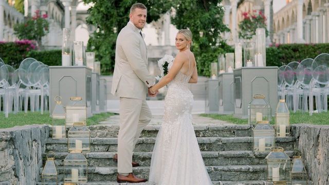 J.J. Watt, Kealia Ohai get married in the Bahamas