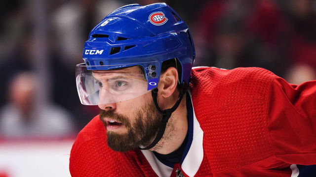 MONTREAL, QC - FEBRUARY 02: Look on Montreal Canadiens defenceman Shea Weber (6) during the Columbus Blue Jackets versus the Montreal Canadiens game on February 02, 2020, at Bell Centre in Montreal, QC