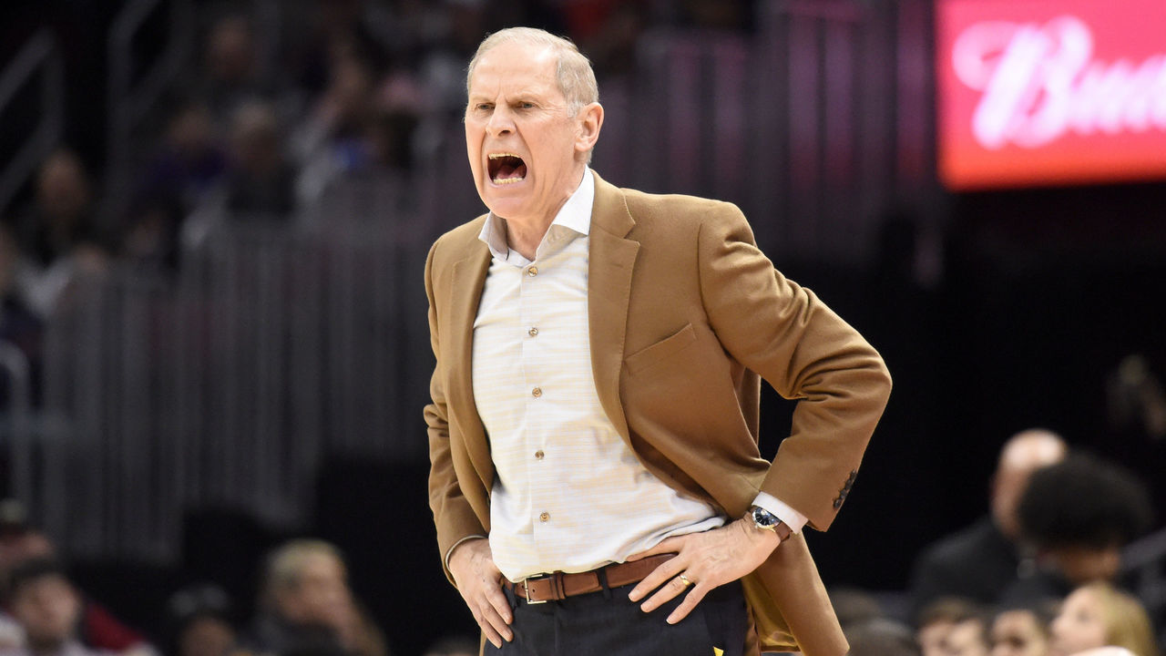 CLEVELAND, OHIO - FEBRUARY 12: Head coach John Beilein of the Cleveland Cavaliers yells to his players during the second half against the Atlanta Hawks at Rocket Mortgage Fieldhouse on February 12, 2020 in Cleveland, Ohio. The Cavaliers defeated the Hawks 129-105. NOTE TO USER: User expressly acknowledges and agrees that, by downloading and/or using this photograph, user is consenting to the terms and conditions of the Getty Images License Agreement.