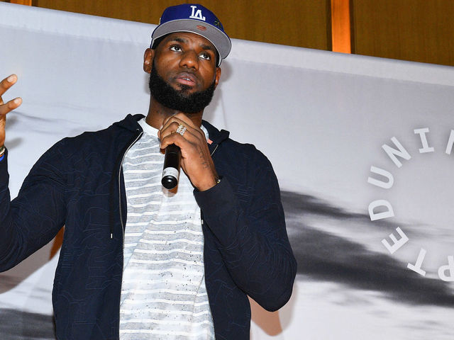 TORONTO, ONTARIO - AUGUST 02: NBA Player Lebron James attends the Uninterrupted Canada Launch held at Louis Louis at The St. Regis Toronto on August 02, 2019 in Toronto, Canada.