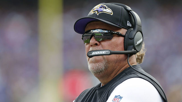 BALTIMORE, MARYLAND - SEPTEMBER 29: Baltimore Ravens Defensive Coordinator Don Martindale looks on from the sidelines during the first half against the Cleveland Browns at M&T Bank Stadium on September 29, 2019 in Baltimore, Maryland.