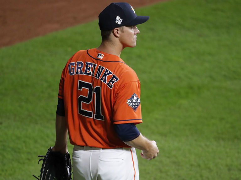 The Latest: Greinke batting eighth for Astros in WS Game 4 - Bally Sports