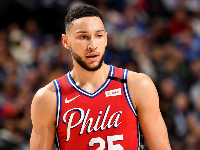 PHILADELPHIA, PA - FEBRUARY 11: Ben Simmons #25 of the Philadelphia 76ers looks on during a game against the LA Clippers on February 11, 2020 at the Wells Fargo Center in Philadelphia, Pennsylvania NOTE TO USER: User expressly acknowledges and agrees that, by downloading and/or using this Photograph, user is consenting to the terms and conditions of the Getty Images License Agreement. Mandatory Copyright Notice: Copyright 2020 NBAE