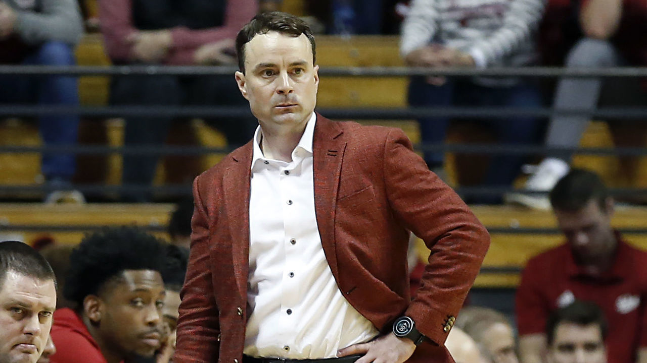 BLOOMINGTON, INDIANA - FEBRUARY 08: Head coach Archie Miller of the Indiana Hoosiers watches his team in the game against the Purdue Boilermakers at Assembly Hall on February 08, 2020 in Bloomington, Indiana.
